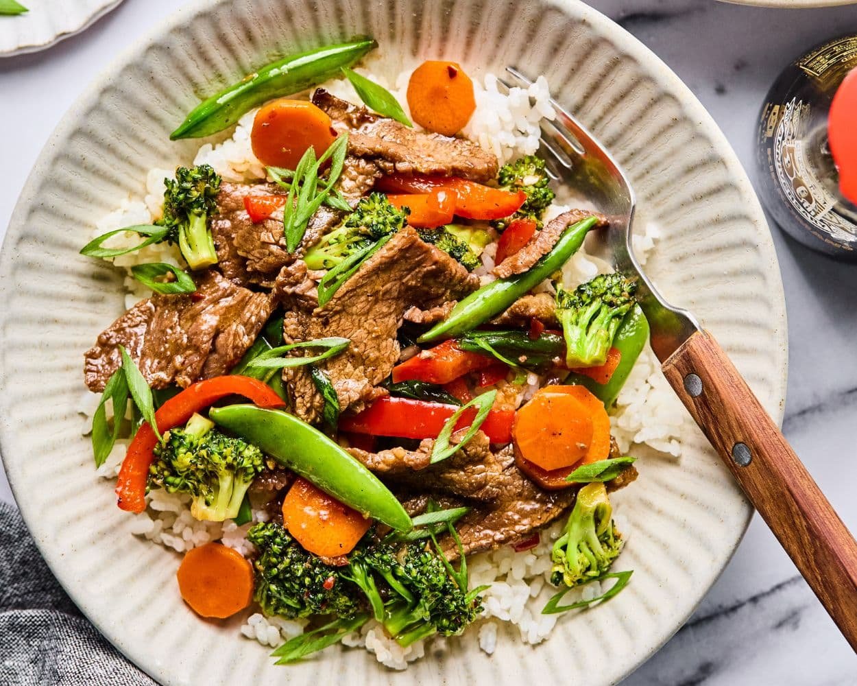 Beef and vegetable meals in Rwanda