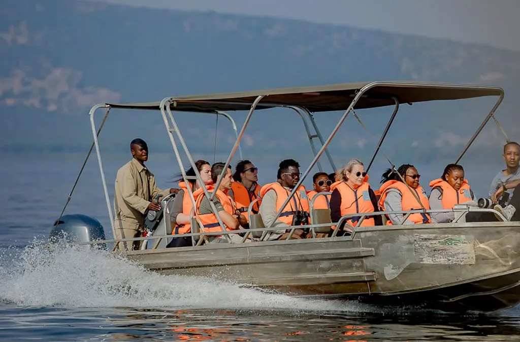 Boat Cruise on Lake Ihema Rwanda
