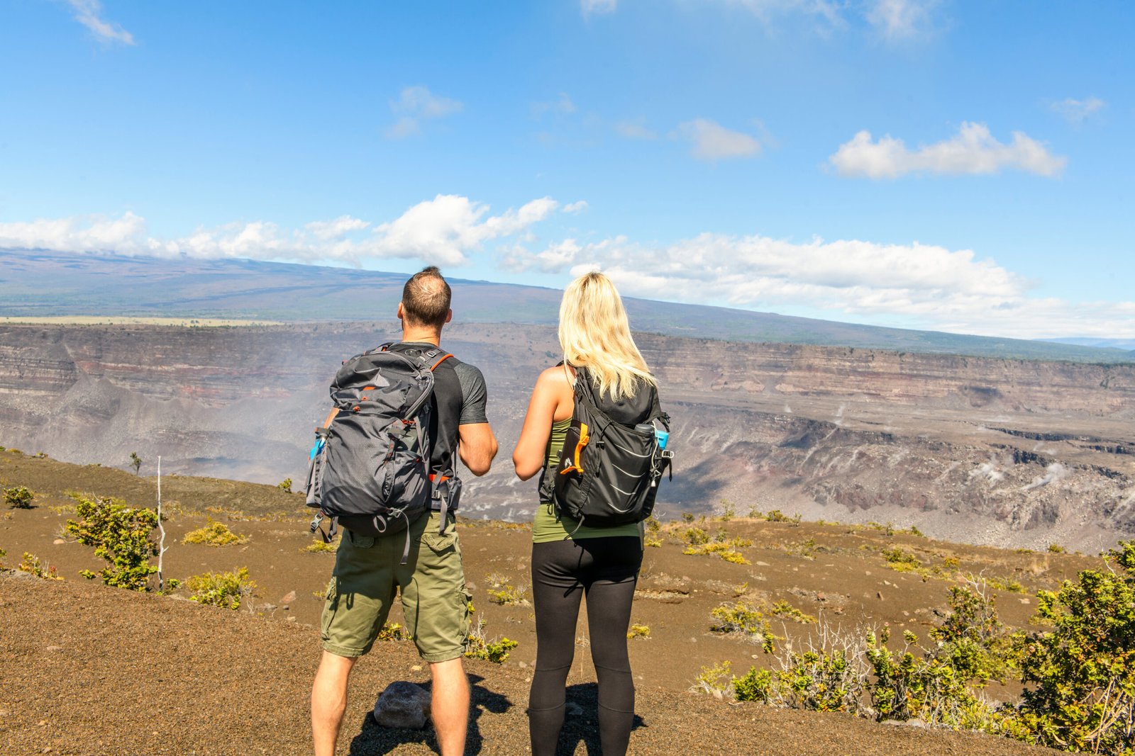 Couple Adventure in Volcanoes National Park