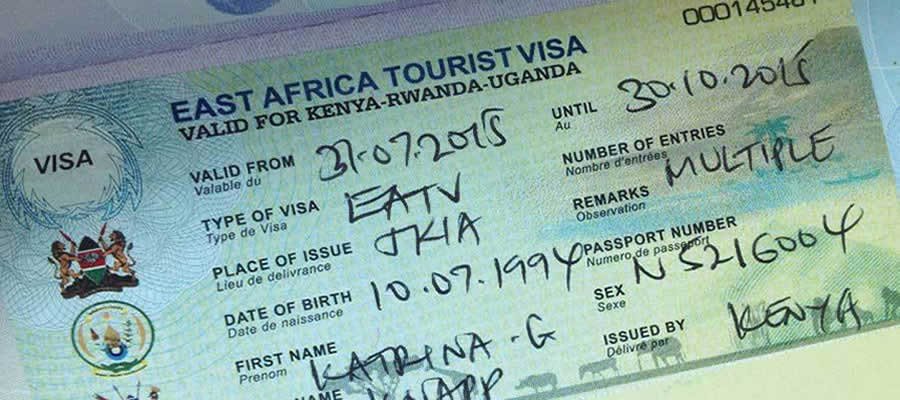 East Africa Tourist Visa for Rwanda Uganda and Kenya