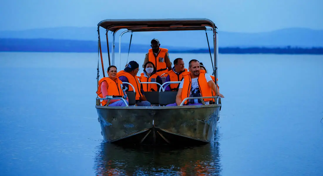 Lake Ihema in Akagera National Park Rwanda