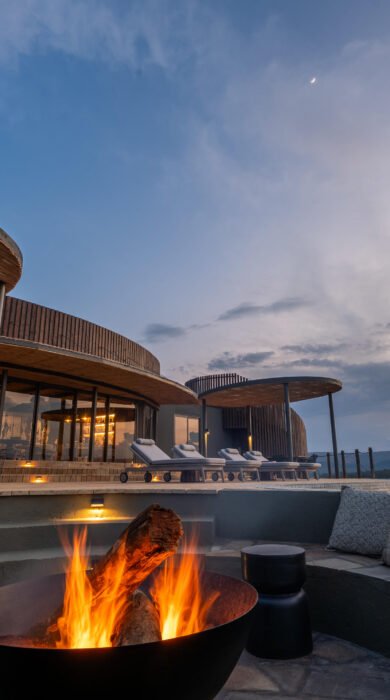 Boma at Wilderness Magashi Peninsula in Akagera National Park Rwanda