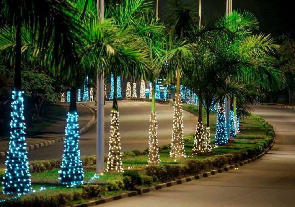 Kigali decorated for Christmas