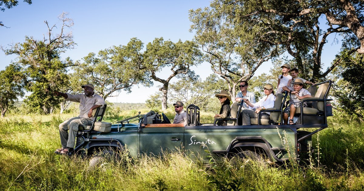 Family game drive safari experience in South Africa
