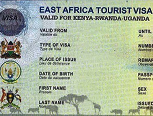 East African Tourist Visa for Rwanda travel