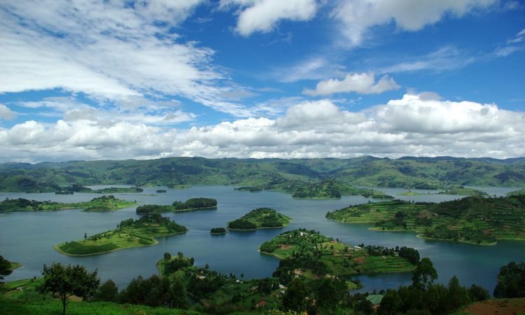 Lake Bunyonyi in Uganda