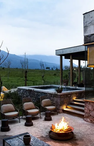 Singita Kataza House Firepit