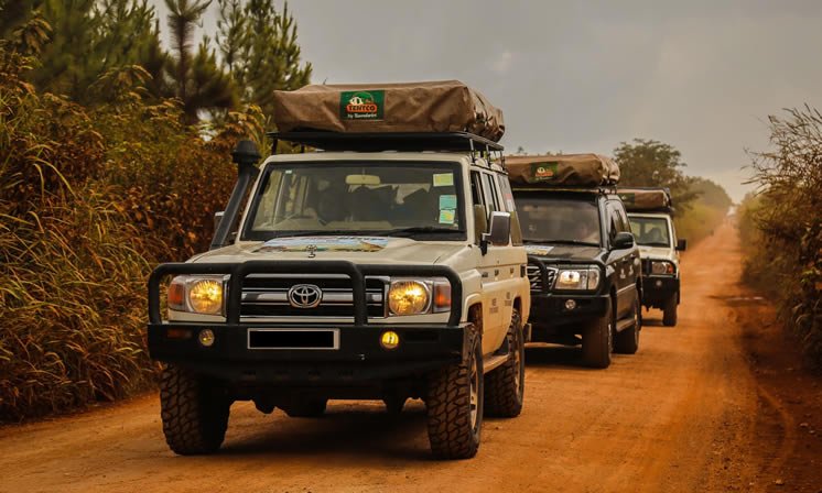 Toyota Land Cruiser overland rental for self-drive safaris and road trips in Rwanda and East Africa